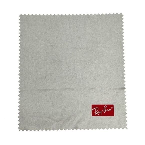 Ray-Ban Black Leather Glasses Case for Sunglasses Eyeglasses with Cleaning Cloth - Picture 8 of 12